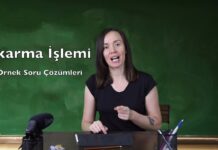 Çıkarma İşlemi Örnek Soru Çözümleri 4. Sınıf Matematik