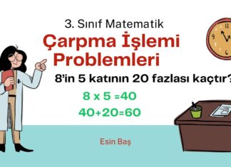 Çarpma İşlemi Problemleri 3.Sınıf