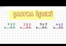 3 Basamaklı Sayı ile 2 Basamaklı Sayıları Çarpma İşlemi | 4. Sınıf Matematik | Yeni Müfredat 2024