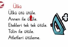 Ü Sesi Okuma Metinleri | 1. Sınıf Okuma Yazma Öğretimi | Yeni Müfredat 2024